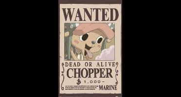 Poster One Piece - Wanted Chopper 61x91,5cm