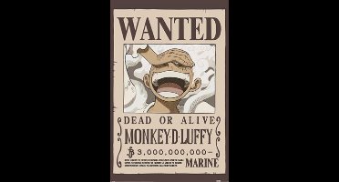 Poster One Piece - Wanted Luffy 61x91,5cm