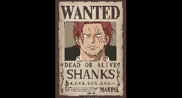 Poster One Piece - Wanted Shanks 38x52cm