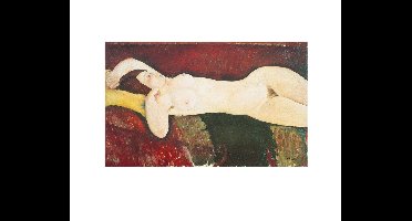 Kunstdruk Amadeo Modigliani - Grande Nudo 30x24cm