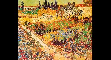 Kunstdruk Vincent Van Gogh - Giardino in fioritura 30x24cm