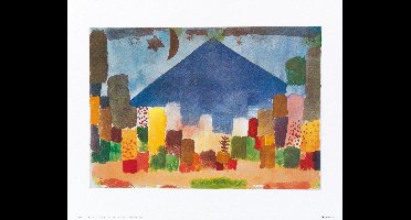 Kunstdruk Paul Klee - Notte egiziana 30x24cm