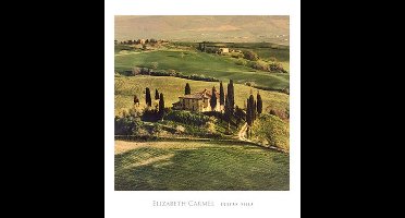 Kunstdruk Elisabeth Carmel - Tuscan Villa 45x50cm