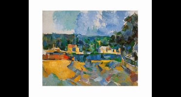 Kunstdruk Paul Cézanne - Uferlandschaft 71x56cm