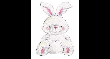 Kunstdruk Makiko - Rabbit 24x30cm