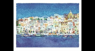 Kunstdruk Ralf Westphal - Corricella, Insel Procida 80x60cm