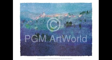 Kunstdruk Ralf Westphal - Landschaft bei Pistoia 100x70cm