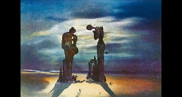 Kunstdruk Salvador Dali - Reminiscence archeologique 70x50cm