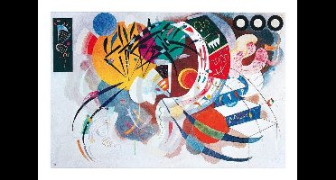 Kunstdruk Wassily Kandinsky - Courbe dominante, 1936 50x40cm