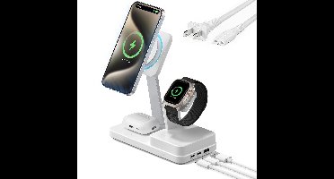 100W 6-in-1 Charging Station with MagSafe + CryoBoost - US Plug