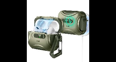 AirPods Pro 3 Cyber FlickLock Magnetic Case - Army Green