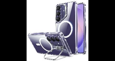 Galaxy S26 Classic Hybrid Magnetic Case (Stash Stand) - Clear