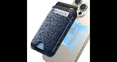 Magnetic Wallet Boost (HaloLock) - Dark Blue