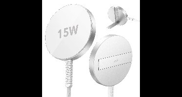Magnetic Charging Pad (15W, Kickstand)- White