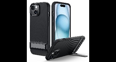 iPhone 15 Plus Boost Kickstand Case - Black