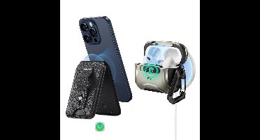 Cyber FlickLock Everyday-Carry Bundle for AirPods Pro (2023/2022/2019) - Titanium