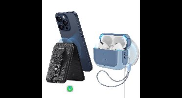Orbit Hybrid Everyday-Carry Bundle for AirPods Pro (2023/2022/2019) - Blue