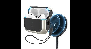 Orbit Hybrid Snap-and-Charge Bundle for AirPods Pro (2023/2022/2019) - Titanium
