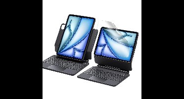 iPad Air 11ʺ (2024) Rebound Magnetische Tastaturhülle 360 Paper-Feel Bundle - DE Layout-Black