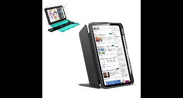 iPad 11" (A16) 2025 Bundle Flip Magnetic Case with Pencil Holder & Armorite® Paper-Feel Protection - Black