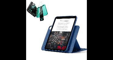 iPad 11" (A16) 2025 Bundle Shift Magnetic Case & Armorite® Protection - Navy Blue