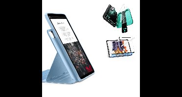 iPad Air 11" (M4) 2026 Bundle Shift Magnetic Case, Papel-Feel Magnetic & Armorite® Protection - Blue