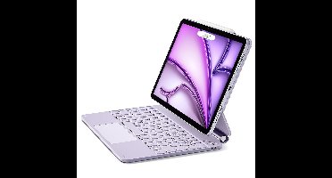 iPad Air 11” (M4) 2026 Rebound Magnetic Keyboard Case - US Layout-Purple