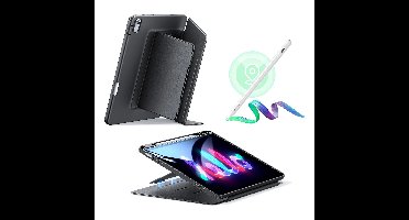 iPad Air 13" (M3) 2025 Bundle Flip Magnetic Case with Geo Digital Pencil - Black
