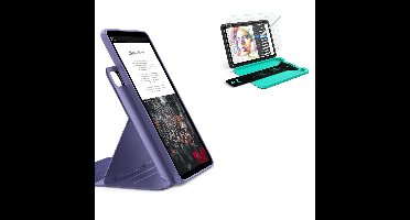 iPad Air 13" (M4) 2026 Bundle Shift Magnetic Case & Armorite® Paper-Feel Protection - Purple