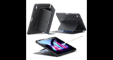 iPad Air 13" (M4) 2026 Flip Magnetic Case with Pencil Holder - Black