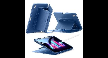 iPad Air 13" (M4) 2026 Flip Magnetic Case with Pencil Holder - Navy Blue
