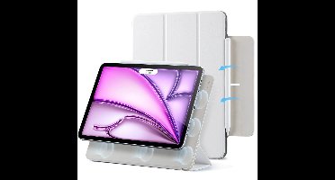 iPad Air 13" (M4) 2026 Rebound Magnetic Case - Brilliant White