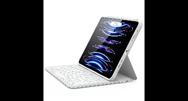 iPad Air 5/4 and Pro 11” Ascend Tastatur Hülle Lite - DE Layout-White