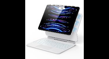 iPad Air 11” (2024) Rebound Magnetic Keyboard Case - US Layout-White