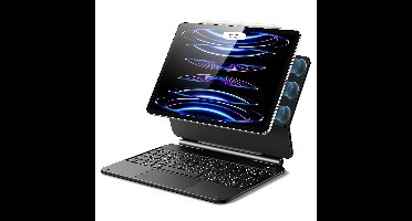 iPad Air 11” (2025) Rebound Magnetic Keyboard Case - US Layout-Black