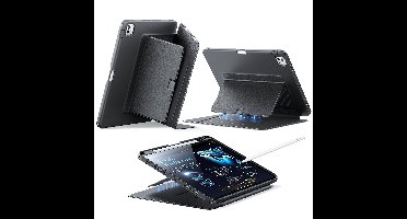 iPad Pro 11" (2024) Flip Magnetic Case with Pencil Holder - Black