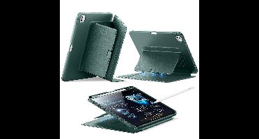 iPad Pro 11" (2024) Flip Magnetic Case with Pencil Holder - Green