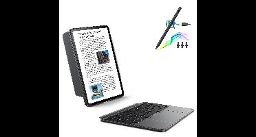 iPad Air 11” (M4) 2026 Shift Keyboard Case (Detachable) With Digital Pencil Bundle -US Layout Dark Gray With Dark Silver Pencil