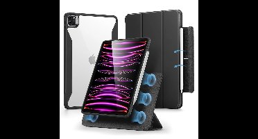 iPad Pro 12.9" (2022/2021) Rebound Hybrid Case 360 - Black