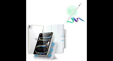 iPad Pro 13ʺ (2024) Rebound Hybrid Case 360 with Digital Pencil Bundle - Brilliant White