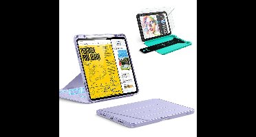iPad Pro 13" (2025) Bundle Flip Magnetic Case with Pencil Holder & Armorite® Paper-Feel Protection - Light Purple