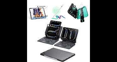 iPad Pro 13ʺ (2025) Bundle Rebound Magnetic Keyboard Case 360, Digital Pencil & Screen Protectors - US Layout-Black