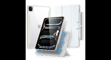 iPad Pro 13ʺ (2024) Rebound Hybrid Case 360 - Brilliant White