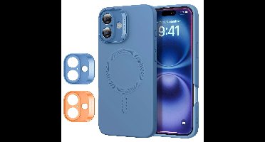 iPhone 16 Cloud Soft Case (HaloLock) - Blue