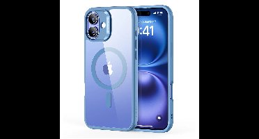 iPhone 16 Plus Classic Hybrid Case (HaloLock) - Clear Blue