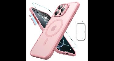 iPhone 16 Pro Max Classic Pro Case (HaloLock) Set - Frosted Pink
