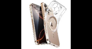 iPhone 16 Pro Max Zero Clear Case (HaloLock) - Rose Gold Ring