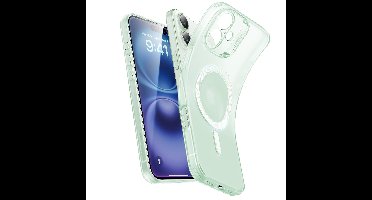 iPhone 16 Zero Clear Case (HaloLock) - Frosted Green