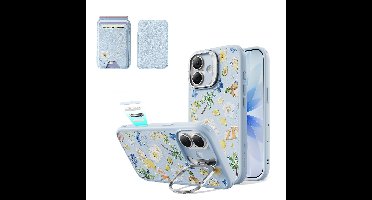 iPhone 17 Bundle Classic Hybrid Magnetic Case (Camera Control, Stash Stand) & Classic Magnetic Wallet - Tropical Paradise