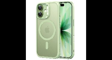 iPhone 17 Classic Hybrid Magnetic Case (Camera Control) - Frosted Light Green